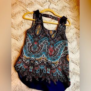 Closet Cleanout! Fun2Fun Floral Blouse, Size Small